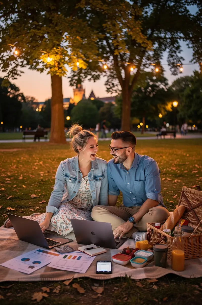 Könyvek és digitális eszközök egy asztalon, amelyek segítenek a személyes pénzügyek rendezésében szabadúszók számára.